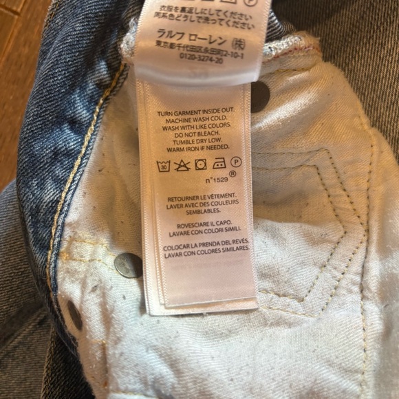 Polo Ralph Lauren $268 The Avery Boyfriend Distressed Jeans 29/8 like new - Picture 11 of 15